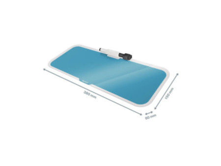 LEITZ Bloc-notes en verre Cosy pour le bureau, bleu