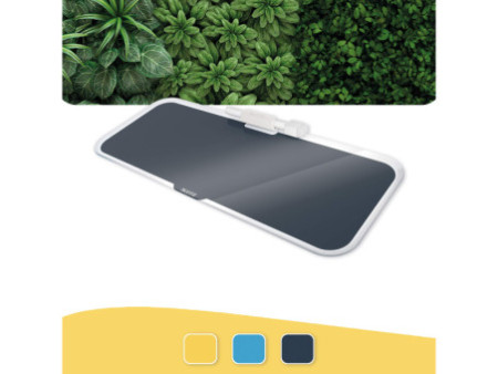 LEITZ Bloc-notes en verre Cosy pour le bureau, gris