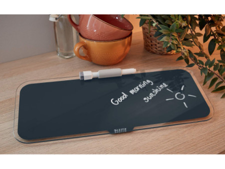 LEITZ Bloc-notes en verre Cosy pour le bureau, gris