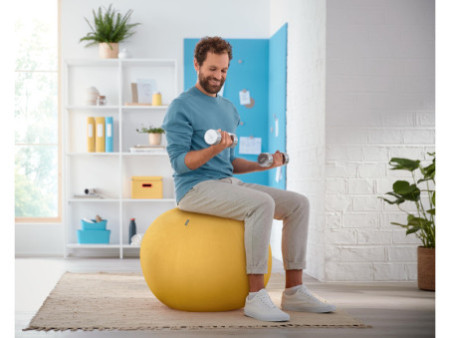 LEITZ Ballon d'assise Ergo Cosy, diamètre: 650 mm, jaune