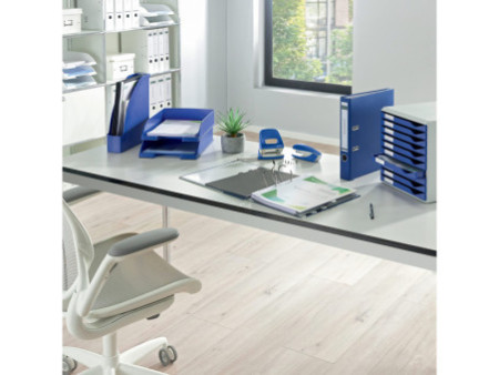LEITZ Module de classement formulaires,10 tiroirs,gris/bleu