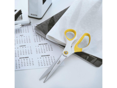 LEITZ ciseaux WOW Titan, longueur: 205 mm (8'), jaune métal
