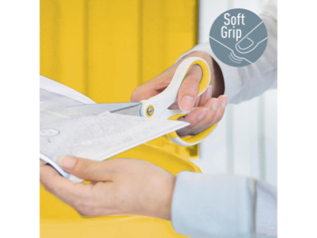 LEITZ ciseaux WOW Titan, longueur: 205 mm (8'), jaune métal