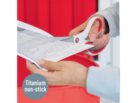 LEITZ ciseaux WOW Titan, longueur: 205 mm (8'), rouge