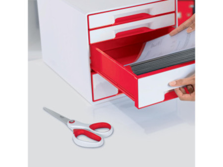 LEITZ ciseaux WOW Titan, longueur: 205 mm (8'), rouge