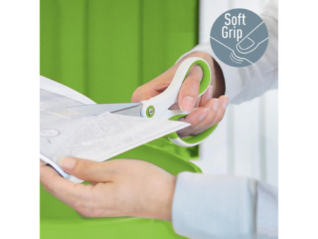 LEITZ ciseaux WOW Titan, longueur: 205 mm (8'), vert métal