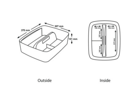 LEITZ Organiseur pour la boîte de rangement MyBox, A4,blanc
