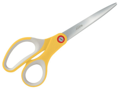 LEITZ Ciseaux Cosy Titan, pointu, longueur: 205 mm, jaune