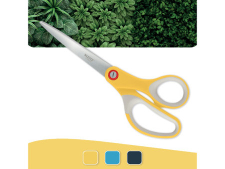 LEITZ Ciseaux Cosy Titan, pointu, longueur: 205 mm, jaune