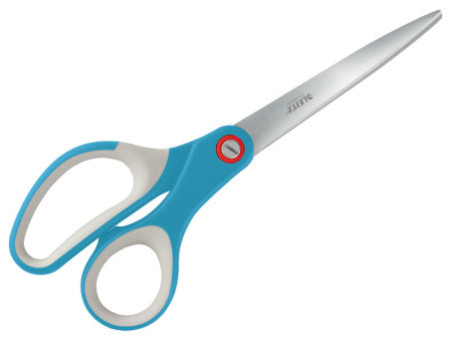 LEITZ Ciseaux Cosy Titan, pointu, longueur: 205 mm, bleu