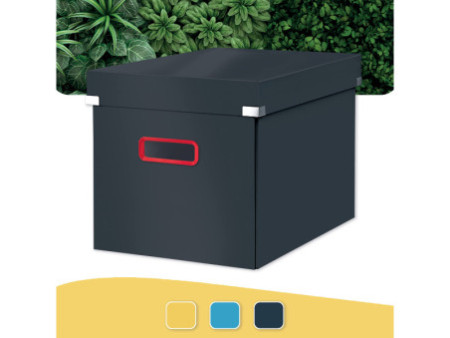 LEITZ Boîte de rangement Click & Store Cosy, cube, gris