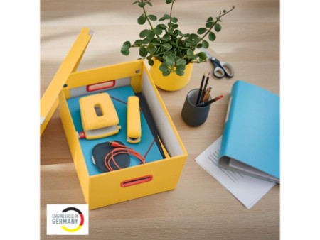 LEITZ Boîte de rangement Click & Store Cosy M, jaune
