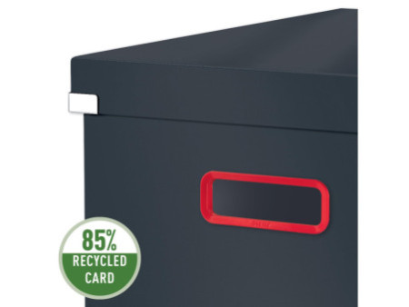 LEITZ Boîte de rangement Click & Store Cosy M, gris