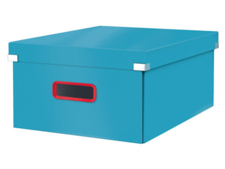 LEITZ Boîte de rangement Click & Store Cosy L, bleu