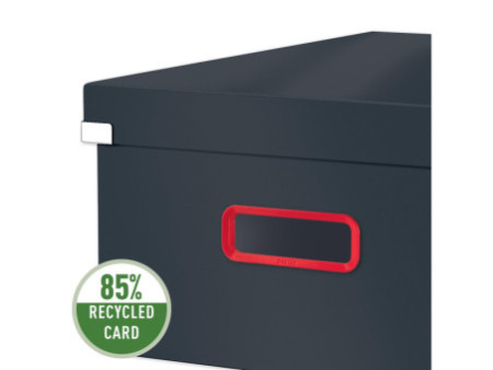 LEITZ Boîte de rangement Click & Store Cosy L, gris
