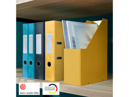 LEITZ Porte-revues Click & Store Cosy, A4, carton, jaune
