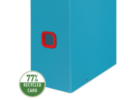 LEITZ Porte-revues Click & Store Cosy, A4, carton, bleu