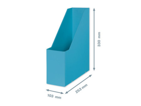 LEITZ Porte-revues Click & Store Cosy, A4, carton, bleu