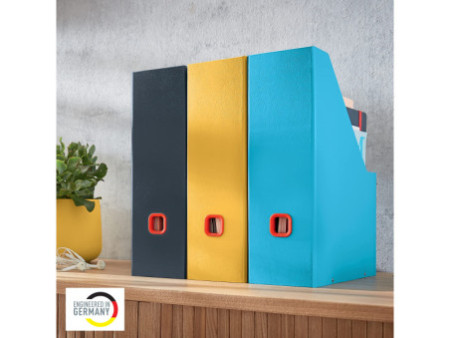 LEITZ Porte-revues Click & Store Cosy, A4, carton, gris