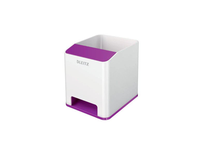 LEITZ Pot à crayons Sound WOW Duo Colour, violet