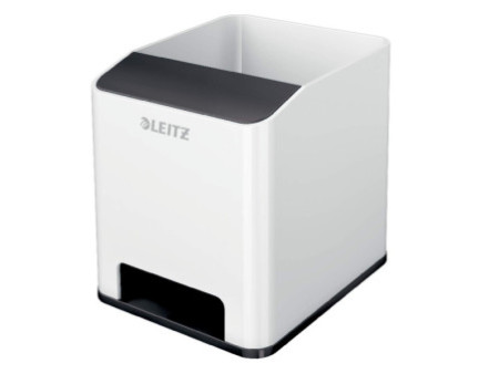 LEITZ Pot à crayons Sound WOW Duo Colour, noir