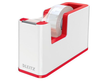 LEITZ Dévidoir de table WOW Duo Colour, équipé, rouge