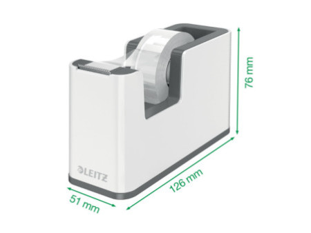 LEITZ Dévidoir de table WOW Duo Colour, équipé, rouge