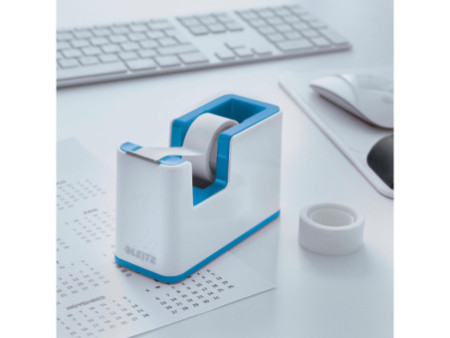 LEITZ Dévidoir de table WOW Duo Colour, équipé, bleu