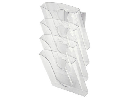 LEITZ Porte brochures pour table et mur, transparent