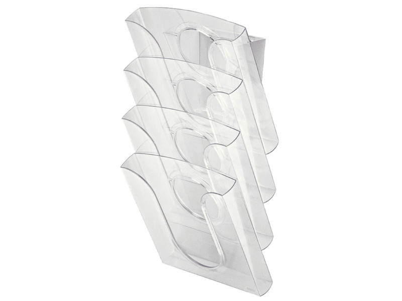 LEITZ Porte brochures pour table et mur, transparent