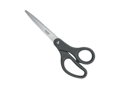 LEITZ Ciseaux Titanium, longueur: 205 mm, rond, gris