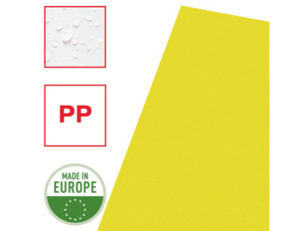 Esselte Pochette coins Standard, A4, PP grainé, jaune