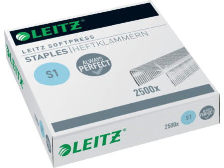 LEITZ Agrafes Softpress, galvanisé