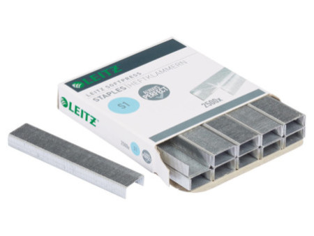 LEITZ Agrafes Softpress, galvanisé