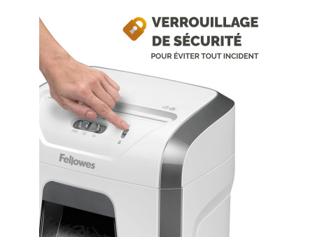 Fellowes Destructeur de documents Powershred 15C, blanc