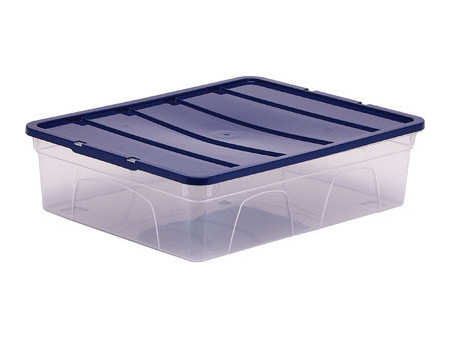 Fellowes Boîte de rangement BANKERS BOX, 12 L, transparent