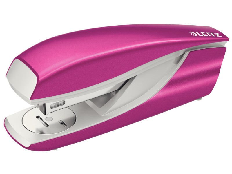 LEITZ Agrafeuse Nexxt WOW 5502, dans un carton, rose