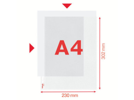 Esselte Pochettes perforées Standard Plus, A4, PP, 0,09 mm