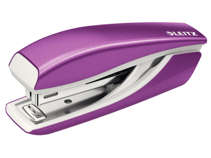 LEITZ Agrafeuse Mini Nexxt WOW 5528, en boîte, violet métal