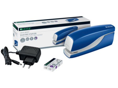LEITZ Agrafeuse électrique Nexxt, bleu