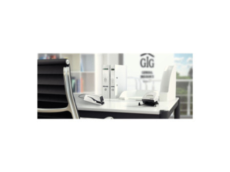 LEITZ Grande agrafeuse électrique Nexxt, gris perle