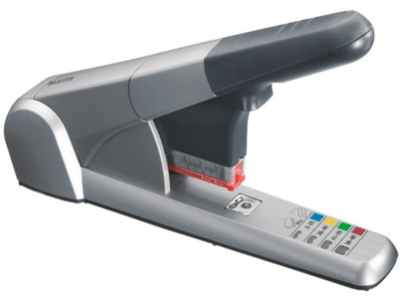 LEITZ Agrafeuse gros travaux, capacité: 80 feuilles, argent