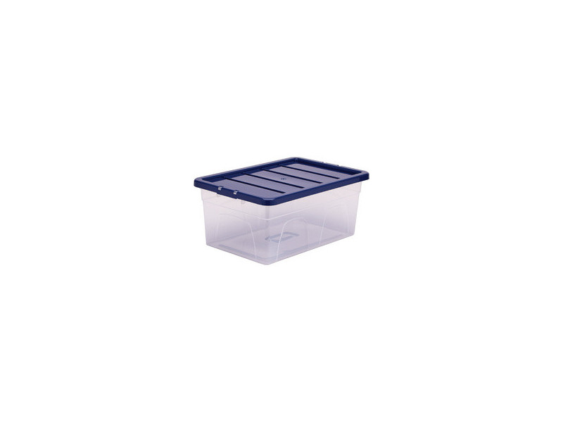 Fellowes Boîte de rangement BANKERS BOX, 38 L, transparent