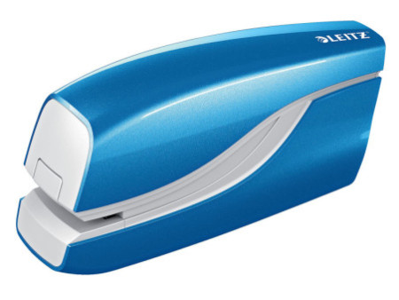 LEITZ Agrafeuse électrique WOW, bleu métallisé