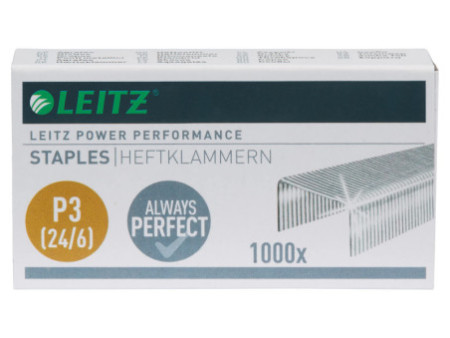 LEITZ Agrafes 24/6, galvanisé