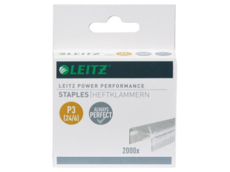 LEITZ Agrafes 24/ 6 Power Performance P3, zingué