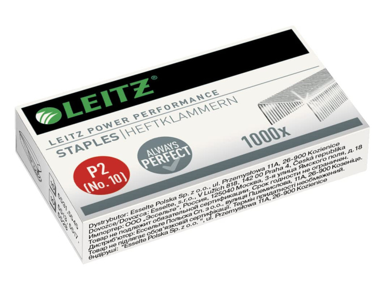 LEITZ Agrafes nr. 10, galvanisé