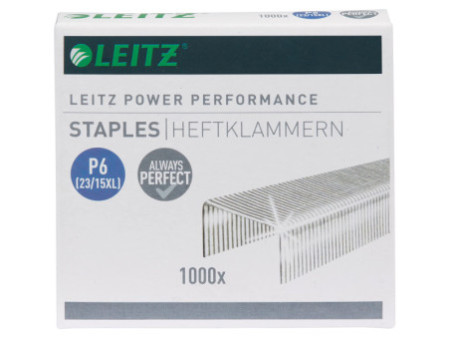 LEITZ Agrafes No 23/15 XL, zinguées