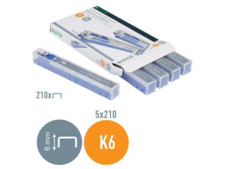 LEITZ cartouche d'agrafes K6 pour agrafeuse gros travaux