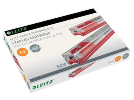LEITZ Cartouche d'agrafes K12 pour agrafeuse gros travaux